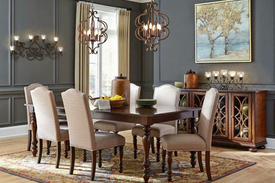 Example of a dining room design in Atlanta