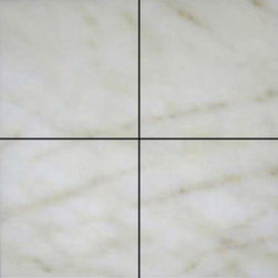 Afyon Gold Sugar Marble 6x6 Marble Tile Polished - Home Accessories & Decor