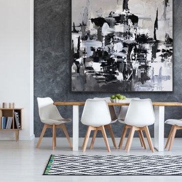 Original Handmade Modern Abstract Custom Art for Modern Contemporary Interiors