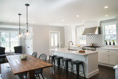 Inspiration for a timeless kitchen remodel in Boston