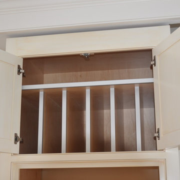Cooking sheets and tray storage