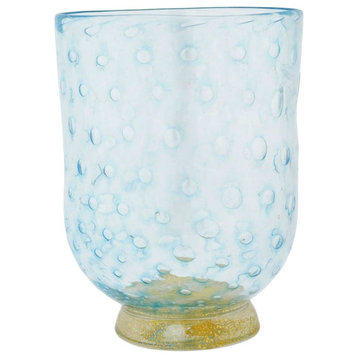 GlassOfVenice Serenissima Murano Glass Tumbler - Aqua Blue