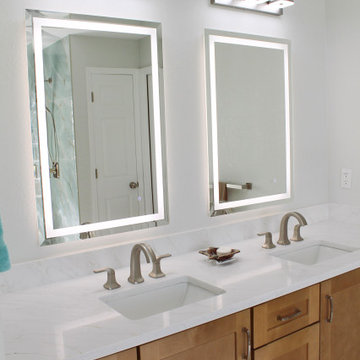 Blue Luxe Bathroom