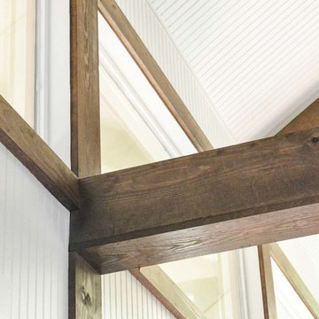 4 Season sunroom addition with cathedral ceilings