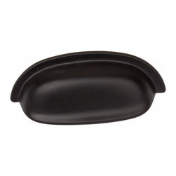 GlideRite Hardware - GlideRite 2.5" Bin Pull, Matte Black - Cabinet And Drawer Handle Pulls