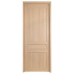 Legnori - Urban Classico Right White Oak Pre-Hung Interior Door, 30 X 96 - Legnori made in Italy surfaces replaces the wood veneer while maintaining its visual and tactile characteristics. Composed of a vegetable parchment on which the typical veins and colors of the wood are imprinted, this surface is the ecological alternative to wood products found in nature.This allows for the warmth and appeal of natural wood without the maintenance requirements of solid wood doors.