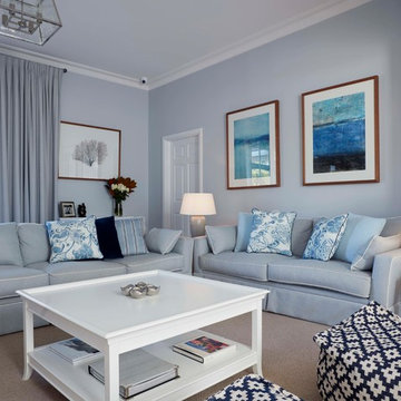 Wahroonga Hamptons lounge room