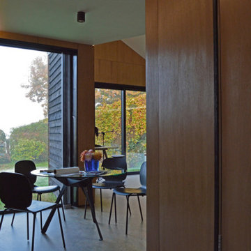 Near Passivhaus Office Extension for 1960s House