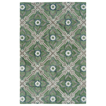 Kaleen Peranakan Tile Collection Spa 7'9" ROUND Rug