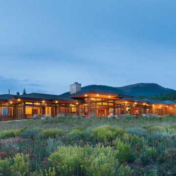 Milled Log Home - Hahn's Peak Residence