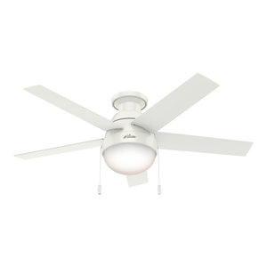 Hunter Fan Company 42 Low Profile Iv White Ceiling Fan