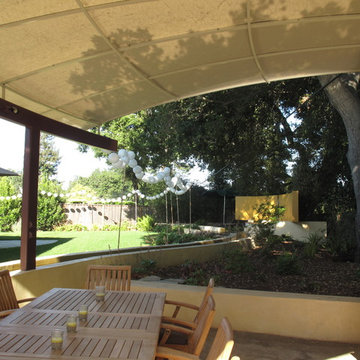 back yard design in saratoga