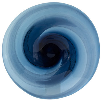 Mayron Decorative Plate, Blue/White