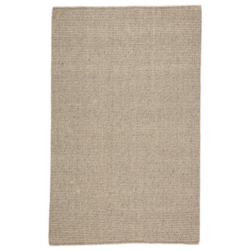 Jaipur Living Chael Natural Solid Gray/Beige Area Rug (2'X3')