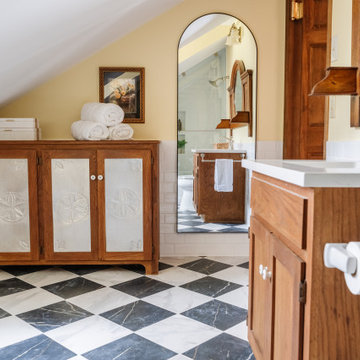Two Traditional Bathrooms Remodels