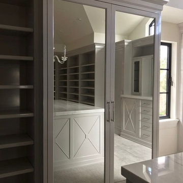 Master Bedroom Custom Closest Mirror & Mirrored Doors
