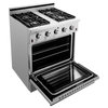 NXR 30" Professional Style Stainless Steel Gas Range