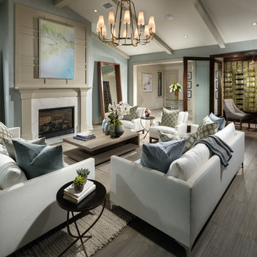 Transitional Living Room