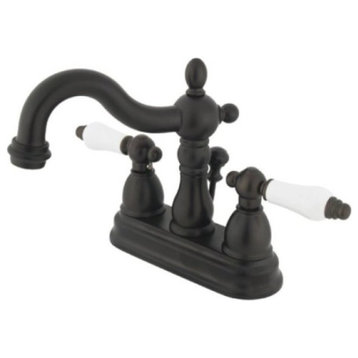 Two Handle 4" Centerset Lavatory Faucet with Retail Pop-up KB1605PL