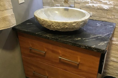 Bathroom - eclectic bathroom idea in Burlington