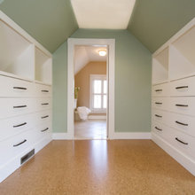Closets under eaves