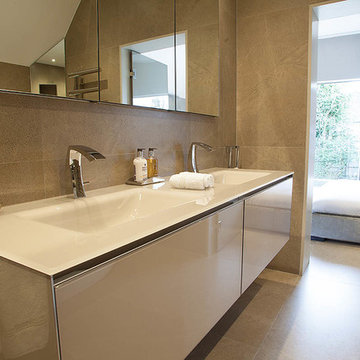 Bathrooms and bedrooms in a north London home