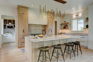 Example of a minimalist kitchen design in Oklahoma City