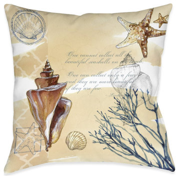 Captiva Coral Outdoor Pillow, 18"x18"