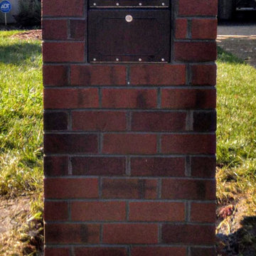Column Mount Masonry Mailbox