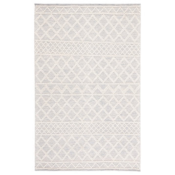 Safavieh Couture Natura Collection NAT825 Rug, Ivory/Blue, 4'x6'