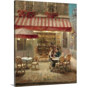 Paris Cafe II  Wrapped Canvas Art Print, 16"x20"x1.5"