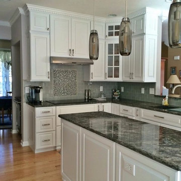 Gray & White Kitchen