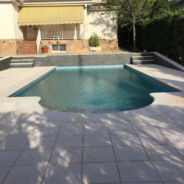 PISCINA GUNITADA REALIZADA EN MADRID