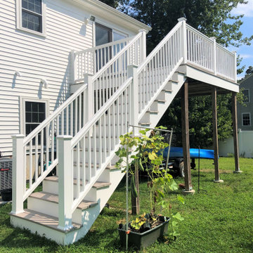 New pool deck and rear deck modifications
