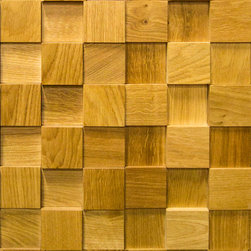 SQUARES - Wood Wall plank White Oak - Products