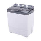 Costway Portable Mini Compact Twin Tub 16Lbs Total Washing Machine Washer