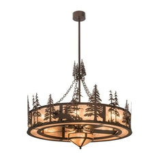 Meyda Tiffany 54" Moose At Dusk Chandel, Air Ceiling Fan