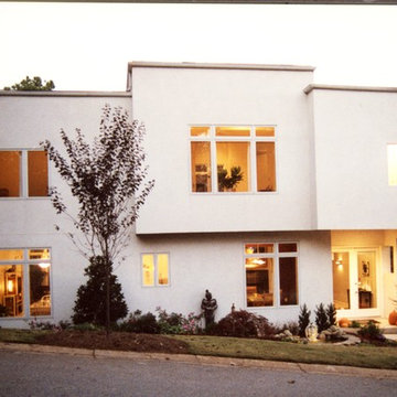 Frontal view of Contemporary Home in Johns Creek