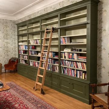 Bespoke Bookcases with Library ladder