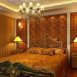 Leather Tile Panels from Royal Stone and Tile in Los Angeles - Home Decor