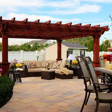 Rough Cut Cedar Pergola
