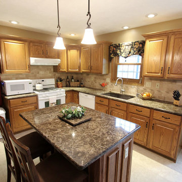Cambria Hampshire Countertop and Durango Tiled Backsplash ~ Medina, OH