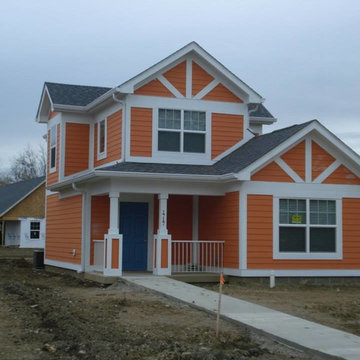 Two Story 1500 SF 3 Bedroom House Plans