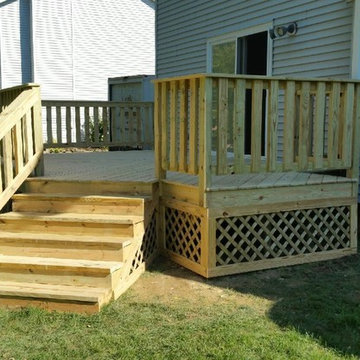 Fishbone Decking Pattern