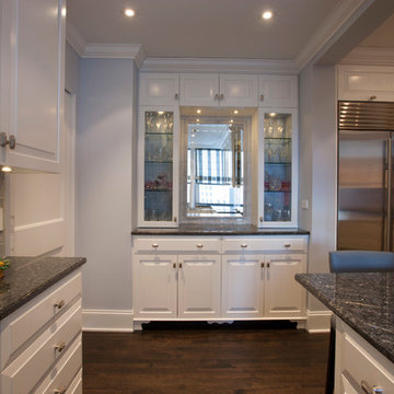 White Kitchen & Home Office