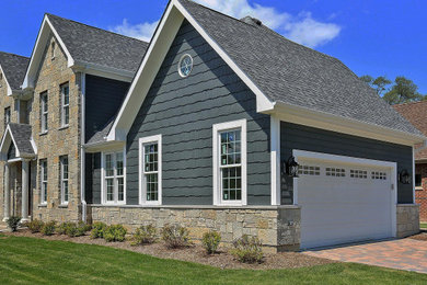Inspiration for a timeless exterior home remodel in Chicago