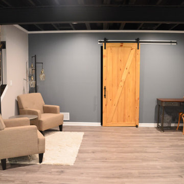 Finished Basement with Guest Bedroom  in Clarkston, MI