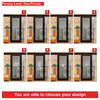 Laundry Room Barn Doors with Frosted Glass Panel  in 8 Different Designs, 34"x84