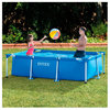 9.8ft x 6.5ft Rectangular Frame Above Ground Swimming Pool with Filter Pump