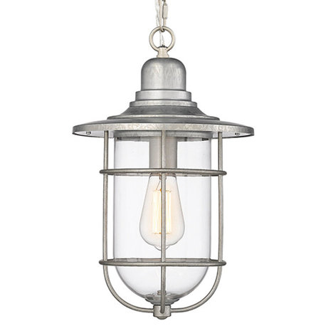 Millennium Lighting 2932 10"W Outdoor Cage Pendant - Galvanized